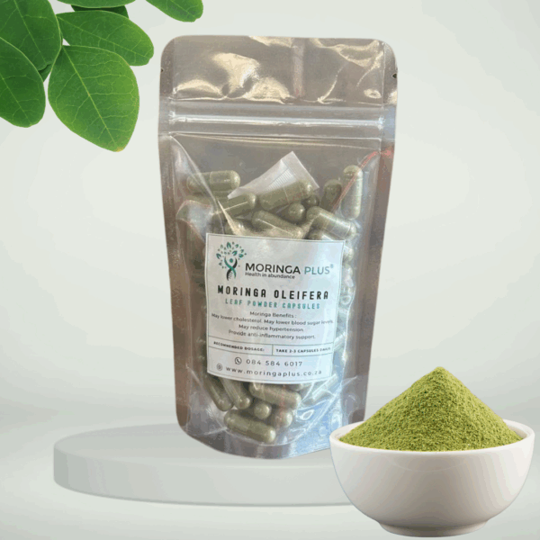 Pure Organic Moringa Capsules  (300) - Refill Pack